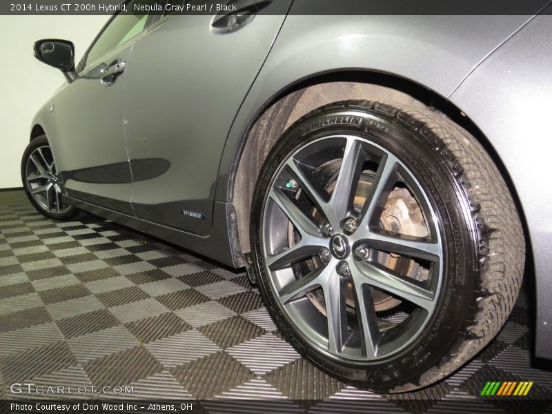 Nebula Gray Pearl / Black 2014 Lexus CT 200h Hybrid