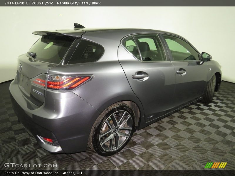 Nebula Gray Pearl / Black 2014 Lexus CT 200h Hybrid