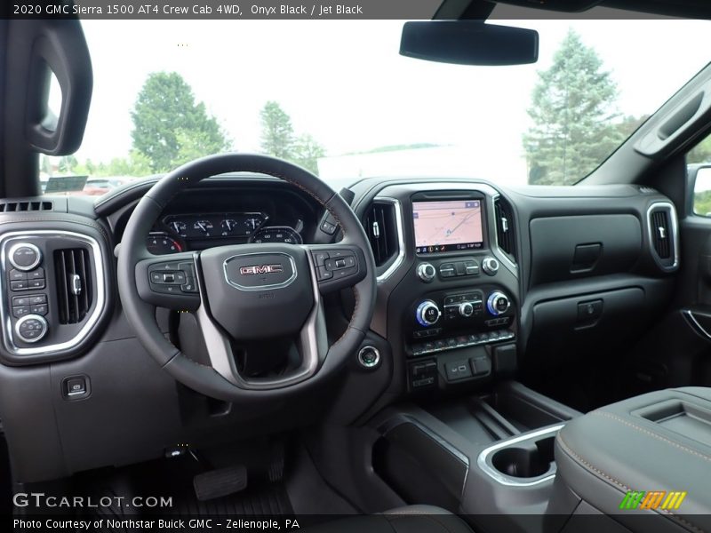 Dashboard of 2020 Sierra 1500 AT4 Crew Cab 4WD