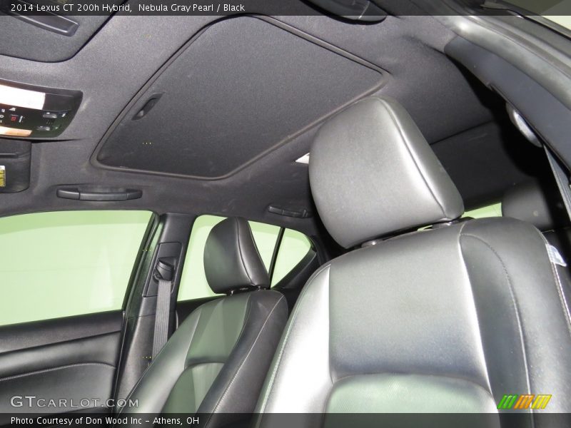 Nebula Gray Pearl / Black 2014 Lexus CT 200h Hybrid