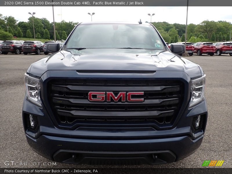 Pacific Blue Metallic / Jet Black 2020 GMC Sierra 1500 Elevation Double Cab 4WD