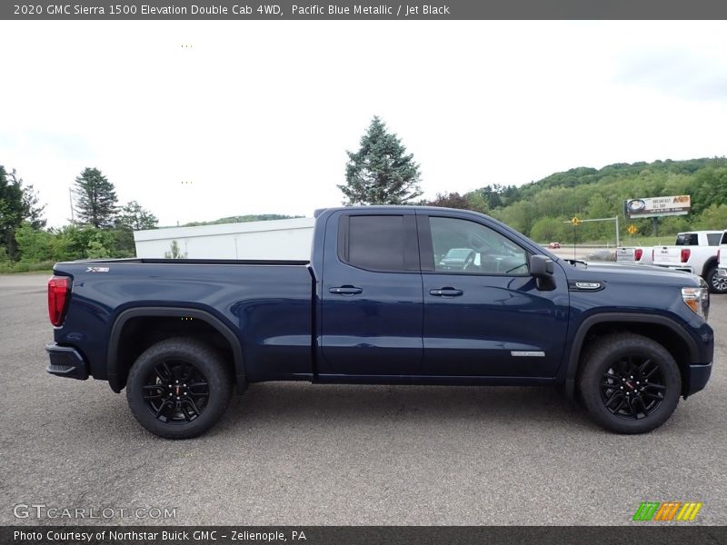 Pacific Blue Metallic / Jet Black 2020 GMC Sierra 1500 Elevation Double Cab 4WD