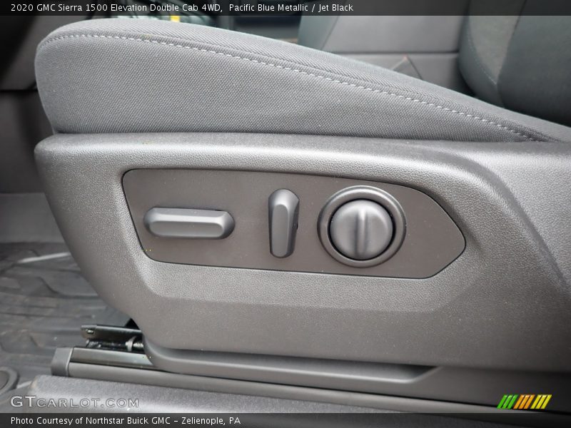 Pacific Blue Metallic / Jet Black 2020 GMC Sierra 1500 Elevation Double Cab 4WD