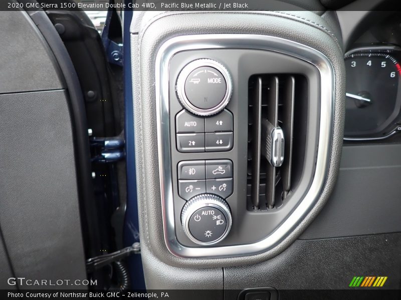 Pacific Blue Metallic / Jet Black 2020 GMC Sierra 1500 Elevation Double Cab 4WD