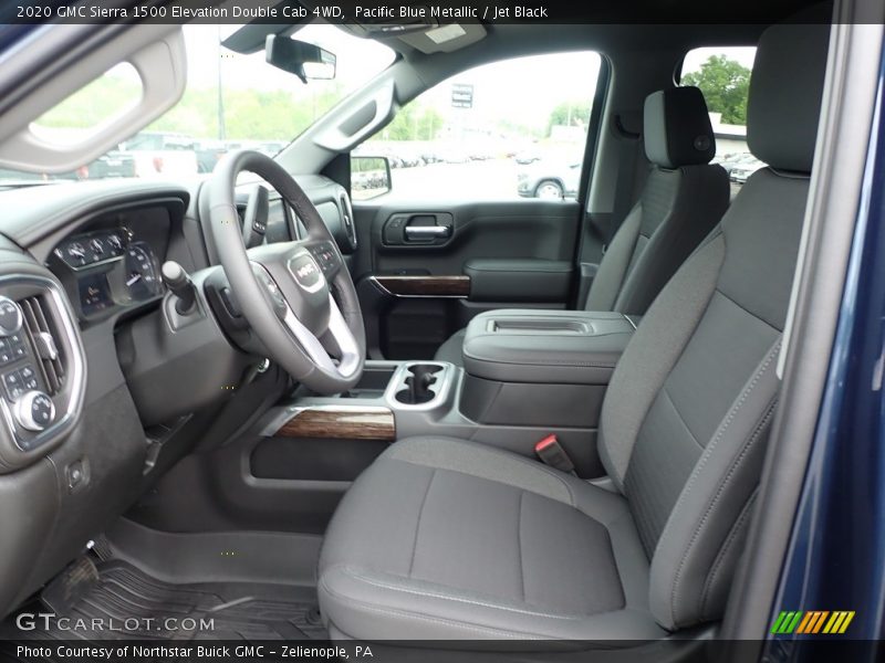 Pacific Blue Metallic / Jet Black 2020 GMC Sierra 1500 Elevation Double Cab 4WD