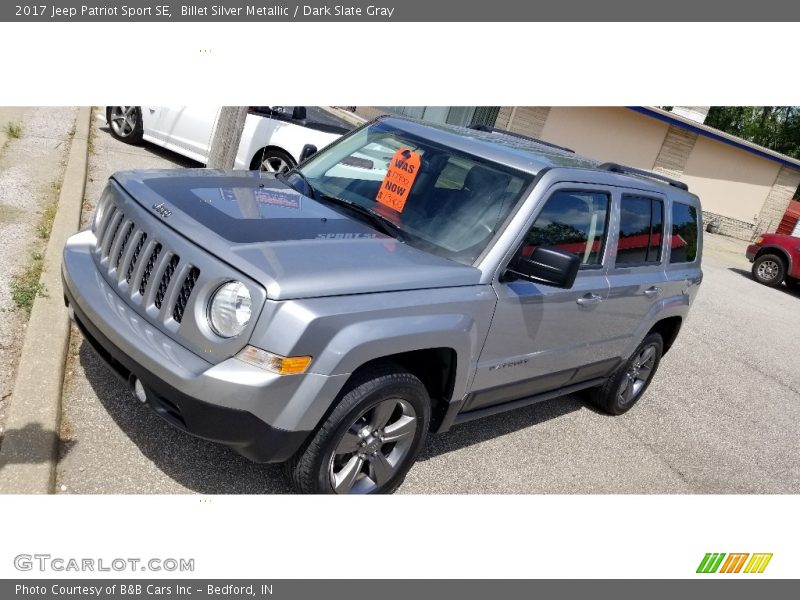 Billet Silver Metallic / Dark Slate Gray 2017 Jeep Patriot Sport SE