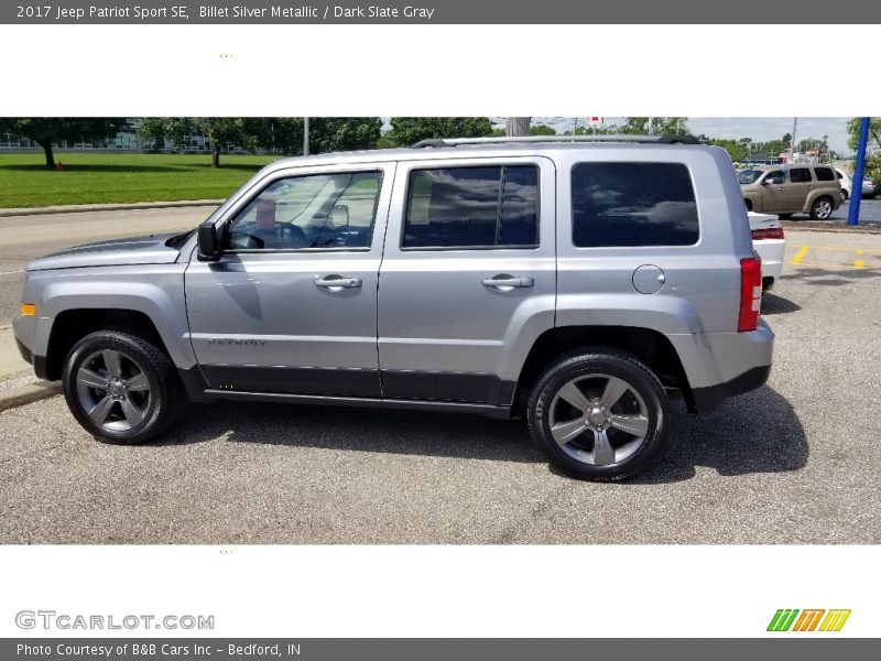 Billet Silver Metallic / Dark Slate Gray 2017 Jeep Patriot Sport SE