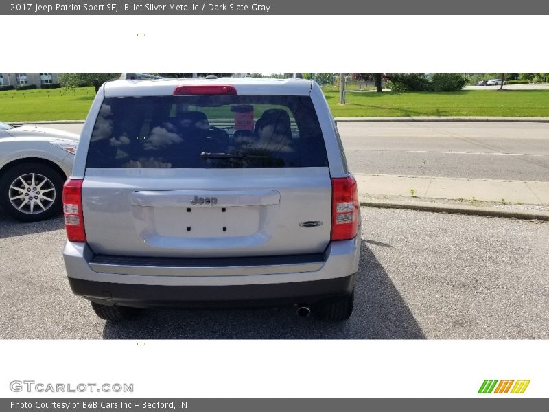 Billet Silver Metallic / Dark Slate Gray 2017 Jeep Patriot Sport SE