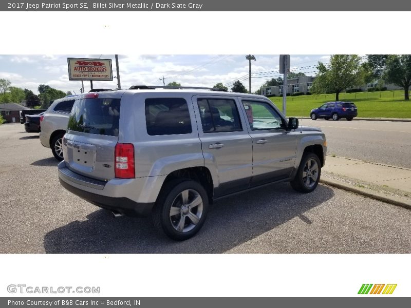Billet Silver Metallic / Dark Slate Gray 2017 Jeep Patriot Sport SE