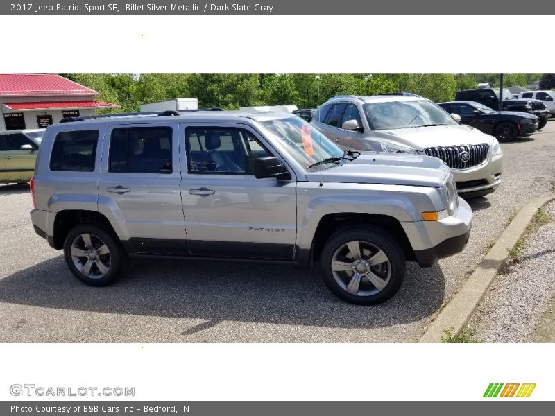 Billet Silver Metallic / Dark Slate Gray 2017 Jeep Patriot Sport SE