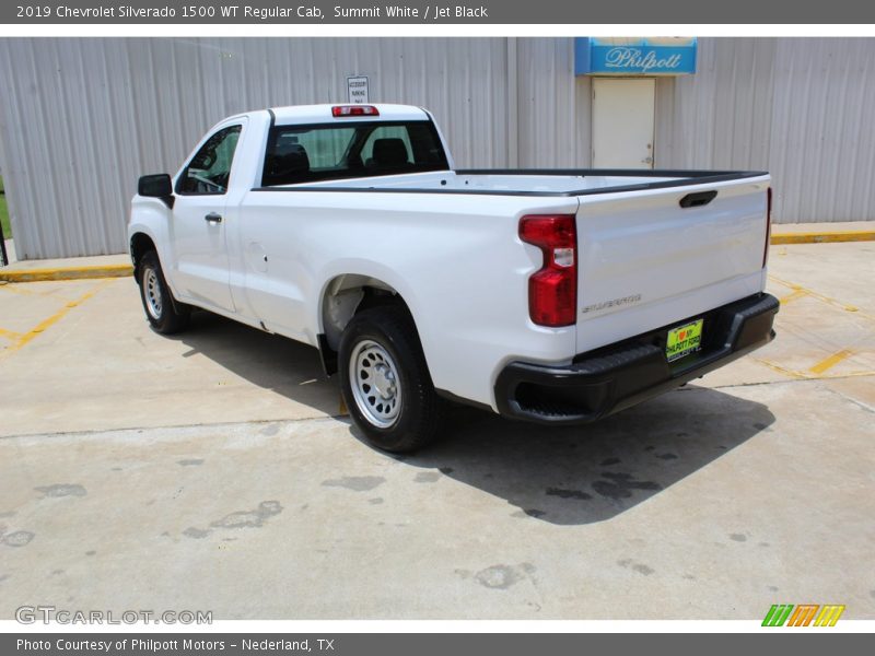 Summit White / Jet Black 2019 Chevrolet Silverado 1500 WT Regular Cab