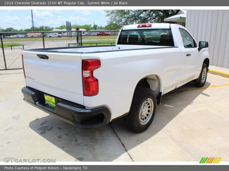 Summit White / Jet Black 2019 Chevrolet Silverado 1500 WT Regular Cab