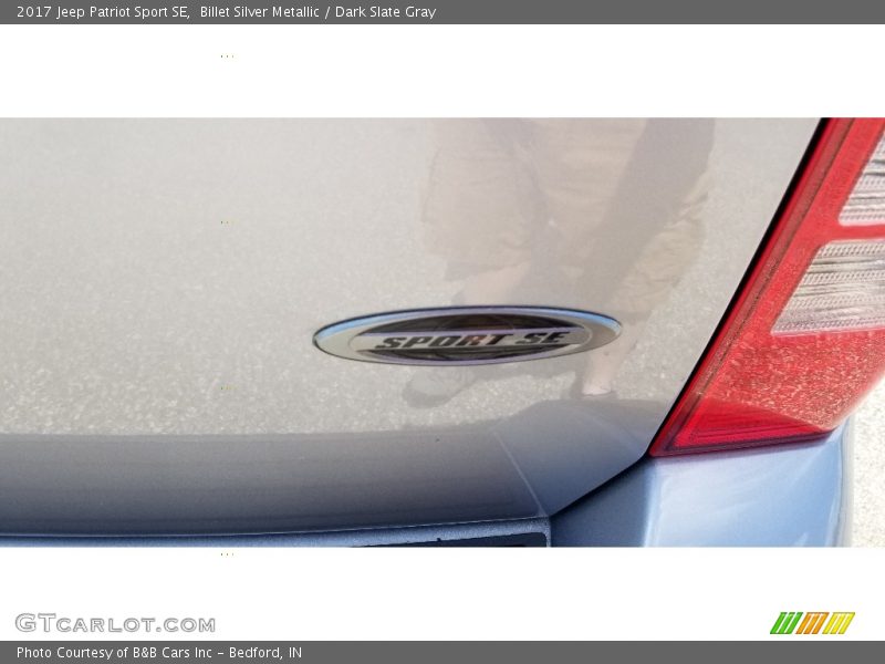 Billet Silver Metallic / Dark Slate Gray 2017 Jeep Patriot Sport SE