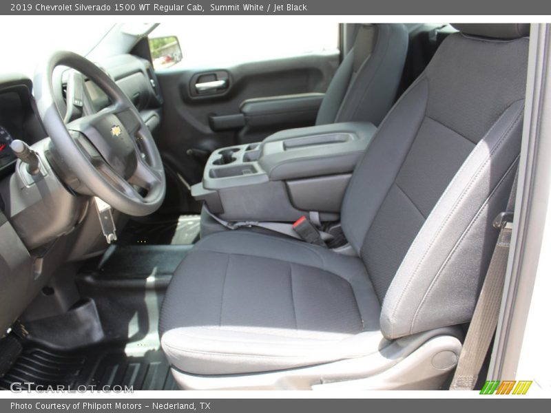 Summit White / Jet Black 2019 Chevrolet Silverado 1500 WT Regular Cab