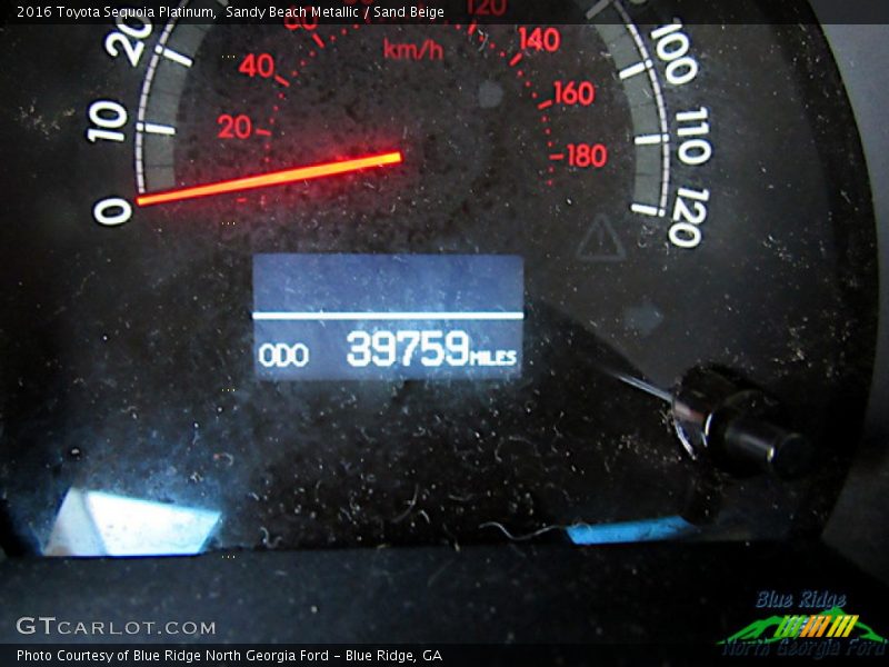 Sandy Beach Metallic / Sand Beige 2016 Toyota Sequoia Platinum