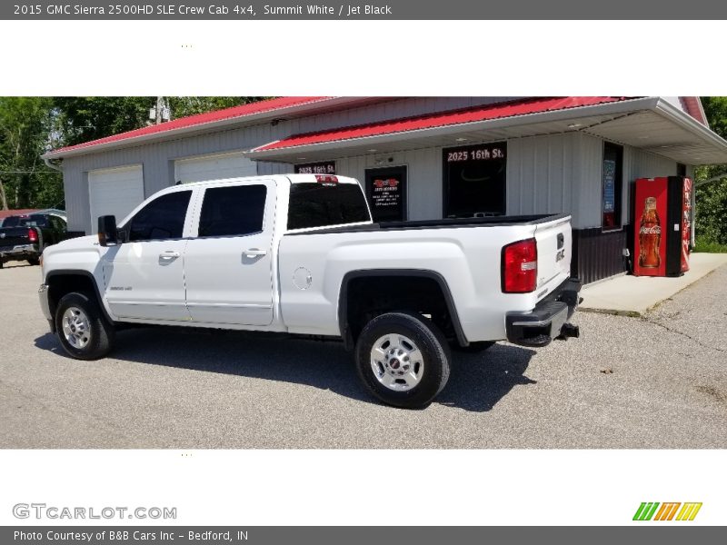 Summit White / Jet Black 2015 GMC Sierra 2500HD SLE Crew Cab 4x4