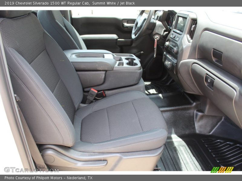Summit White / Jet Black 2019 Chevrolet Silverado 1500 WT Regular Cab