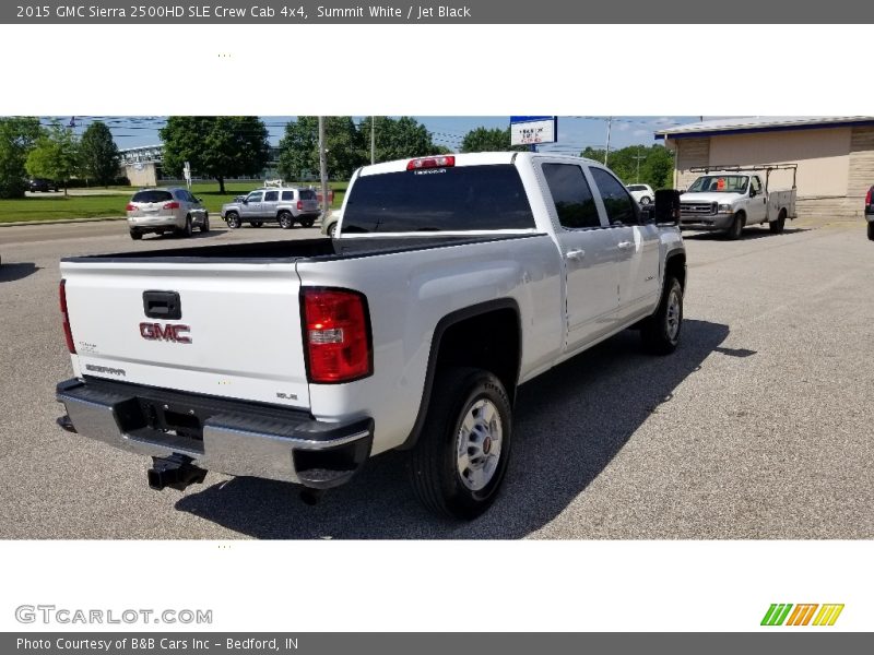 Summit White / Jet Black 2015 GMC Sierra 2500HD SLE Crew Cab 4x4