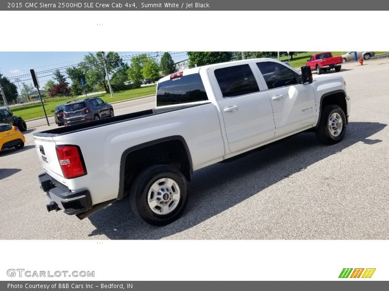 Summit White / Jet Black 2015 GMC Sierra 2500HD SLE Crew Cab 4x4