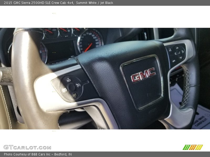 Summit White / Jet Black 2015 GMC Sierra 2500HD SLE Crew Cab 4x4
