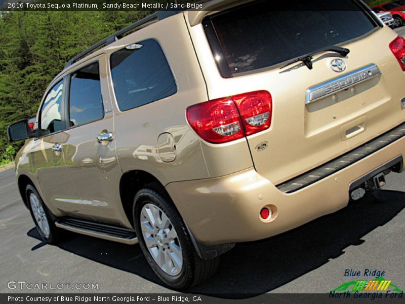 Sandy Beach Metallic / Sand Beige 2016 Toyota Sequoia Platinum