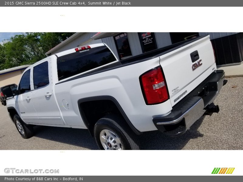 Summit White / Jet Black 2015 GMC Sierra 2500HD SLE Crew Cab 4x4