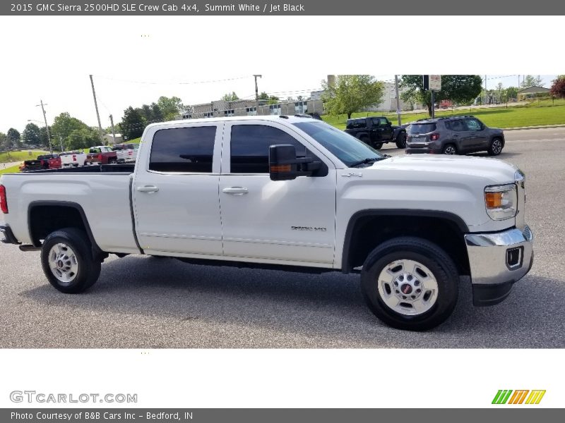 Summit White / Jet Black 2015 GMC Sierra 2500HD SLE Crew Cab 4x4