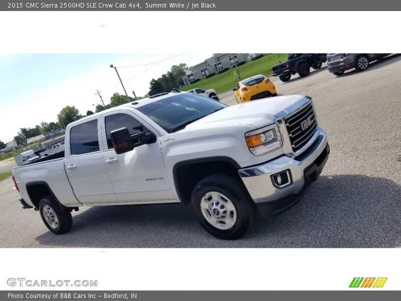 Summit White / Jet Black 2015 GMC Sierra 2500HD SLE Crew Cab 4x4