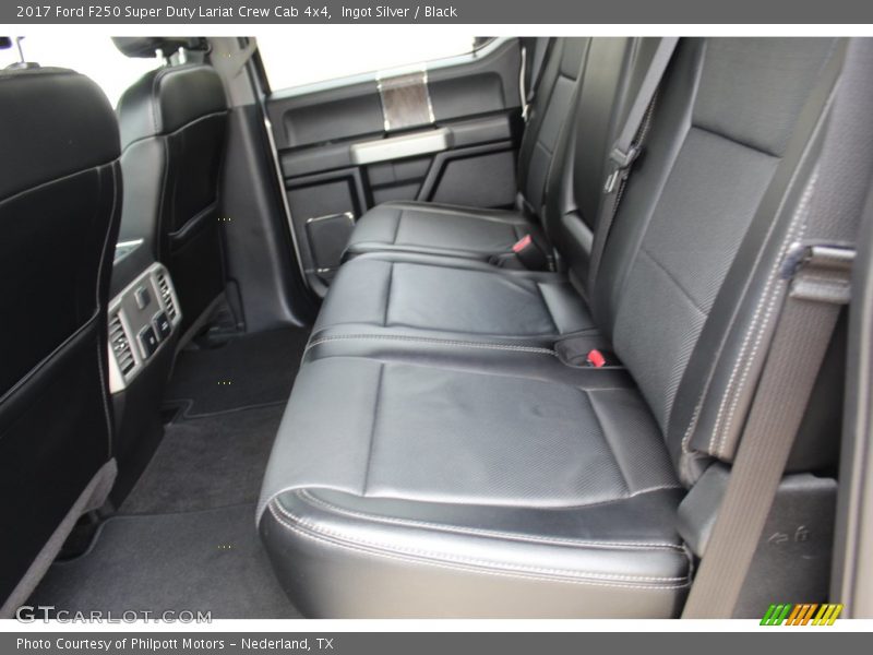 Ingot Silver / Black 2017 Ford F250 Super Duty Lariat Crew Cab 4x4