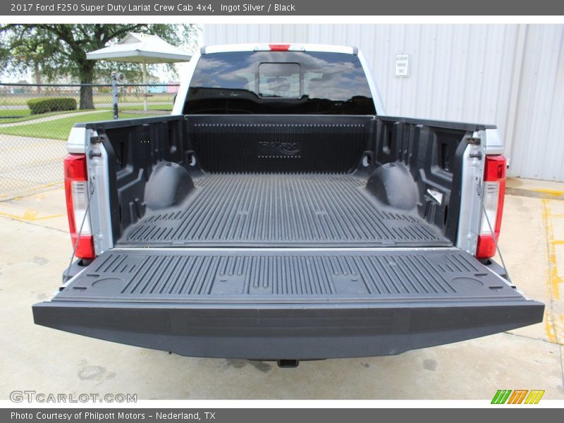 Ingot Silver / Black 2017 Ford F250 Super Duty Lariat Crew Cab 4x4