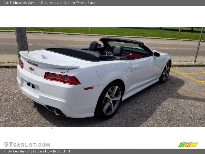 Summit White / Black 2015 Chevrolet Camaro SS Convertible