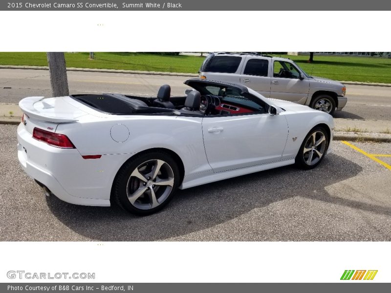 Summit White / Black 2015 Chevrolet Camaro SS Convertible