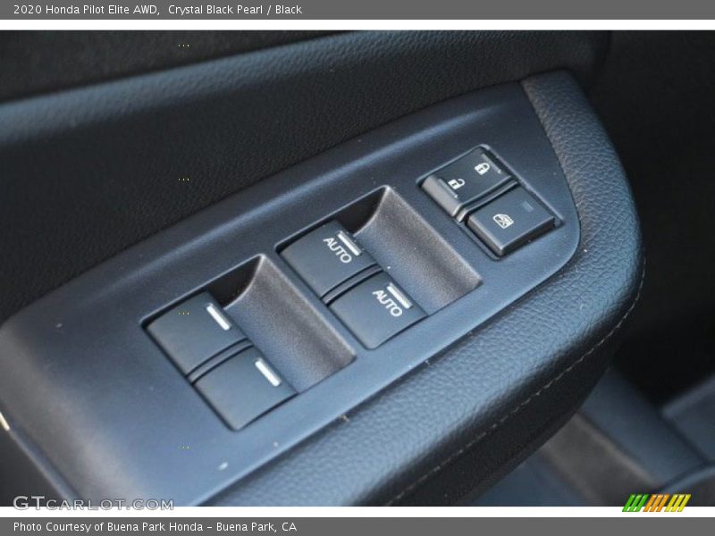 Crystal Black Pearl / Black 2020 Honda Pilot Elite AWD