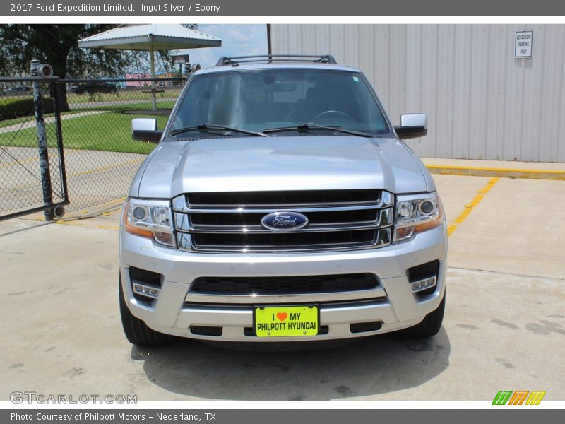 Ingot Silver / Ebony 2017 Ford Expedition Limited