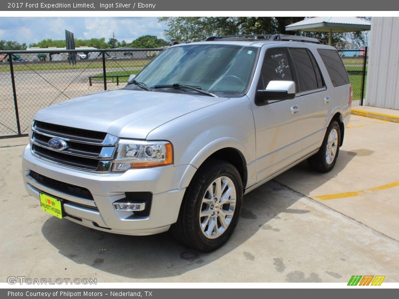 Ingot Silver / Ebony 2017 Ford Expedition Limited