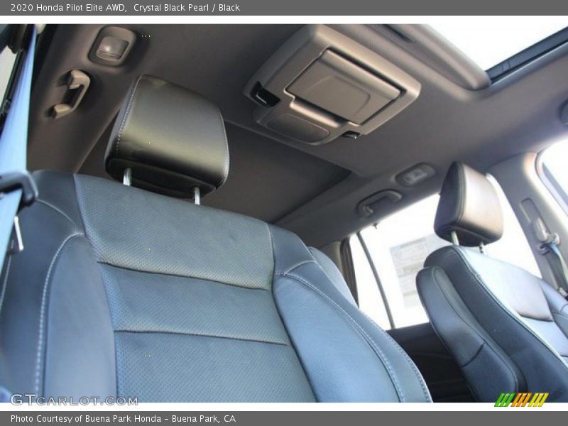 Crystal Black Pearl / Black 2020 Honda Pilot Elite AWD