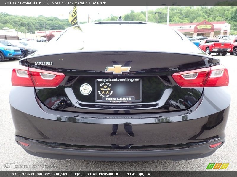 Mosaic Black Metallic / Jet Black 2018 Chevrolet Malibu LS