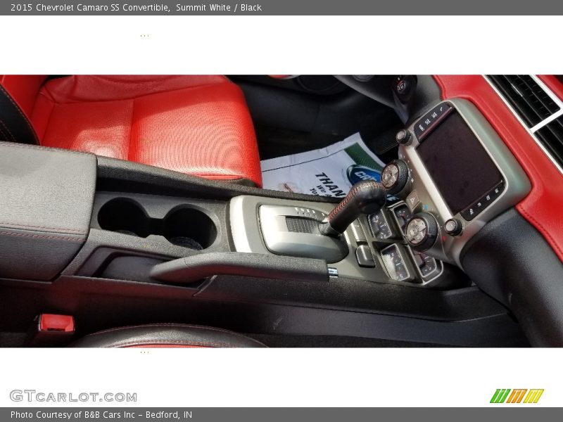 Summit White / Black 2015 Chevrolet Camaro SS Convertible