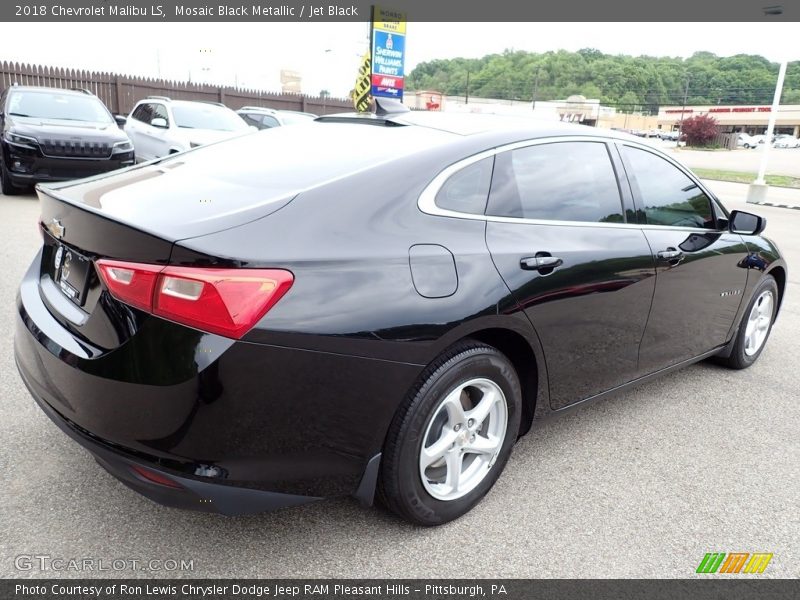 Mosaic Black Metallic / Jet Black 2018 Chevrolet Malibu LS