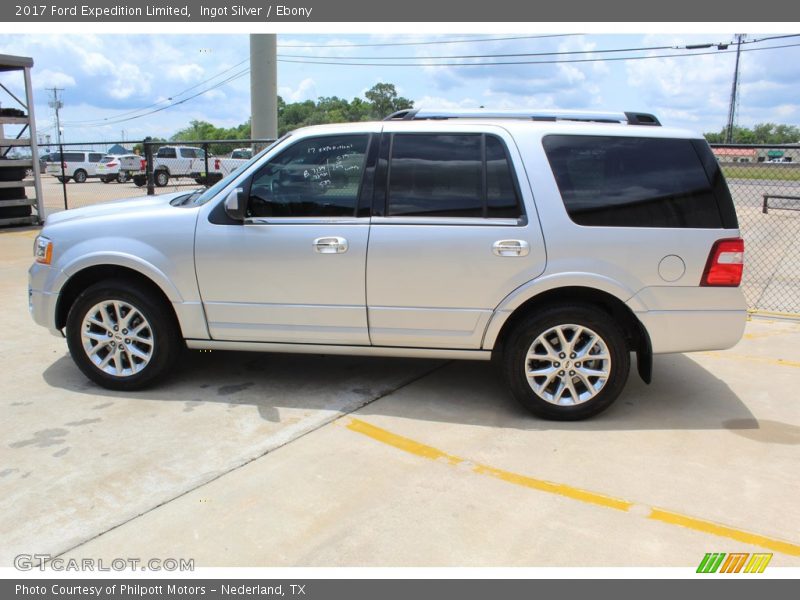Ingot Silver / Ebony 2017 Ford Expedition Limited