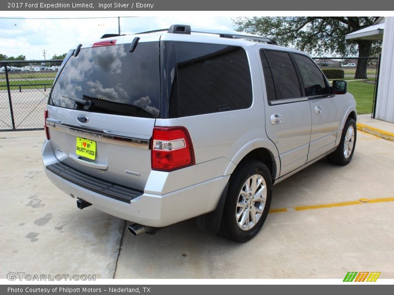 Ingot Silver / Ebony 2017 Ford Expedition Limited
