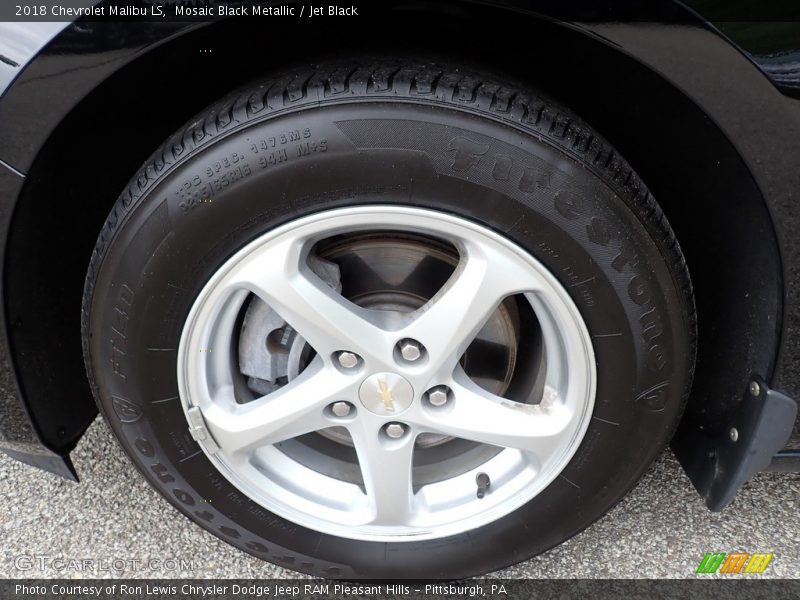 Mosaic Black Metallic / Jet Black 2018 Chevrolet Malibu LS