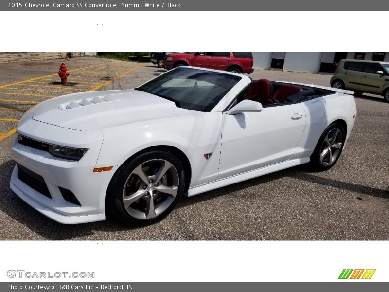 Summit White / Black 2015 Chevrolet Camaro SS Convertible