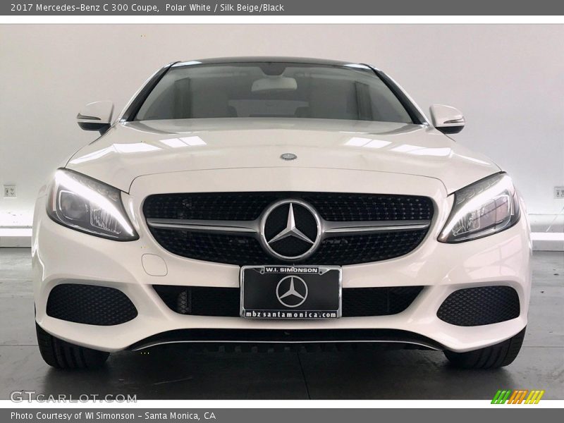Polar White / Silk Beige/Black 2017 Mercedes-Benz C 300 Coupe