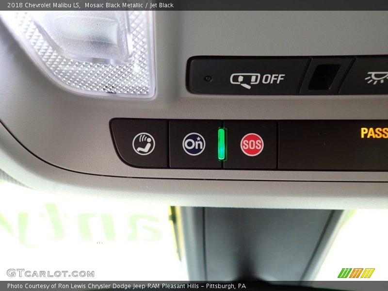Mosaic Black Metallic / Jet Black 2018 Chevrolet Malibu LS