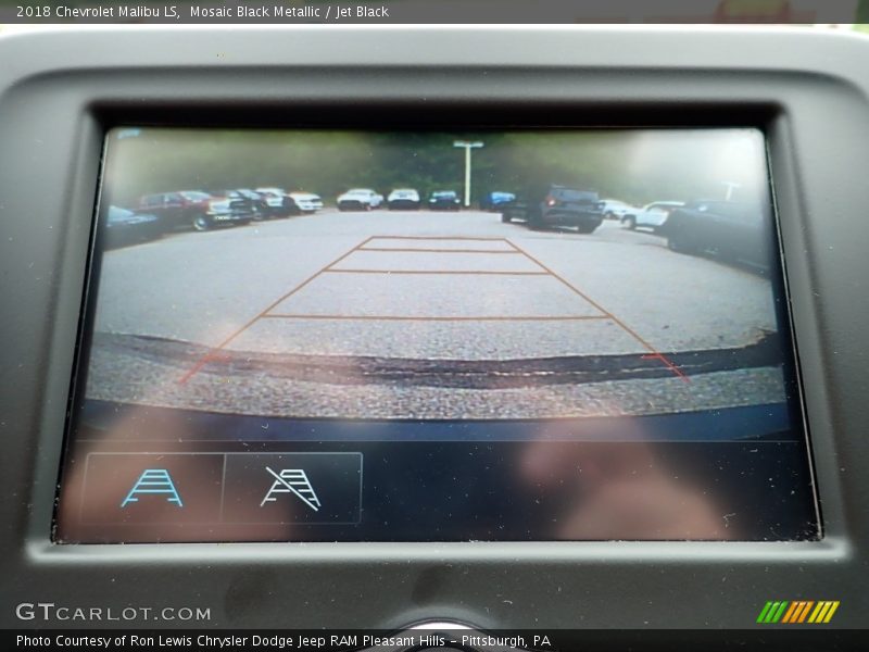 Mosaic Black Metallic / Jet Black 2018 Chevrolet Malibu LS