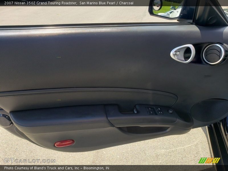 San Marino Blue Pearl / Charcoal 2007 Nissan 350Z Grand Touring Roadster
