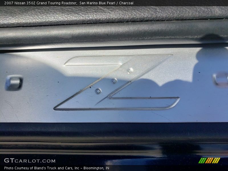 San Marino Blue Pearl / Charcoal 2007 Nissan 350Z Grand Touring Roadster