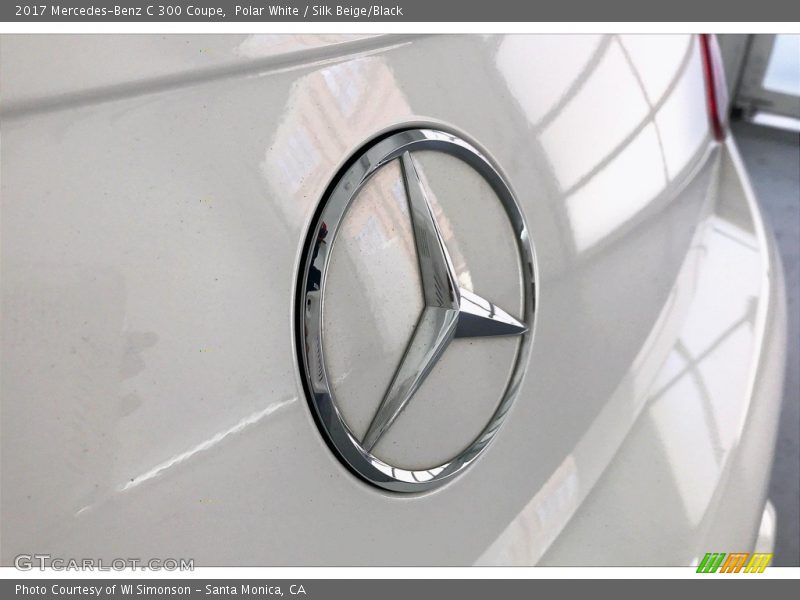 Polar White / Silk Beige/Black 2017 Mercedes-Benz C 300 Coupe
