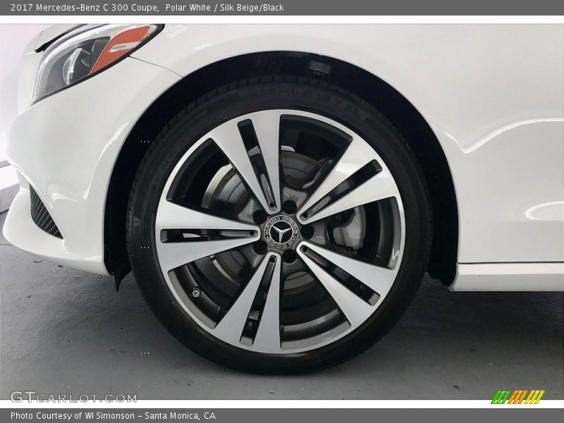 Polar White / Silk Beige/Black 2017 Mercedes-Benz C 300 Coupe